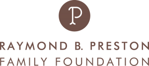 Raymond B. Preston Family Foundation. The Letter P surrounded by a brown circle