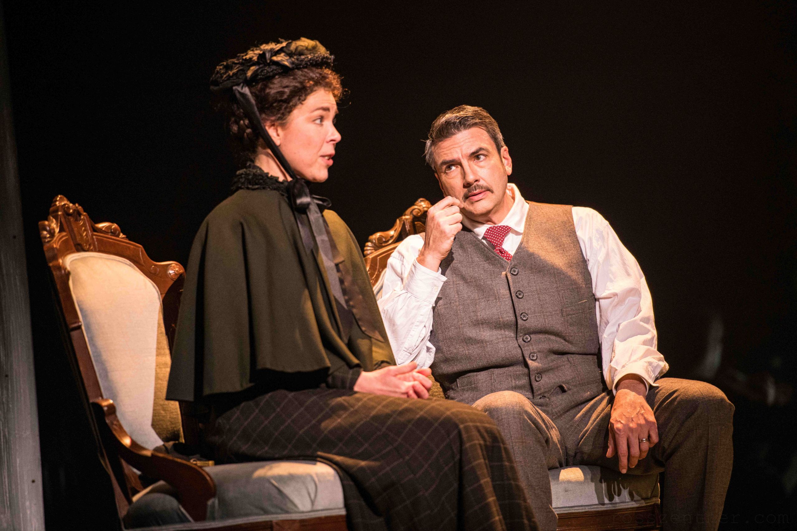 Katherine Pracht (Mary Heaster) and Matthew Treviño (John Preston) in Everlasting Faint