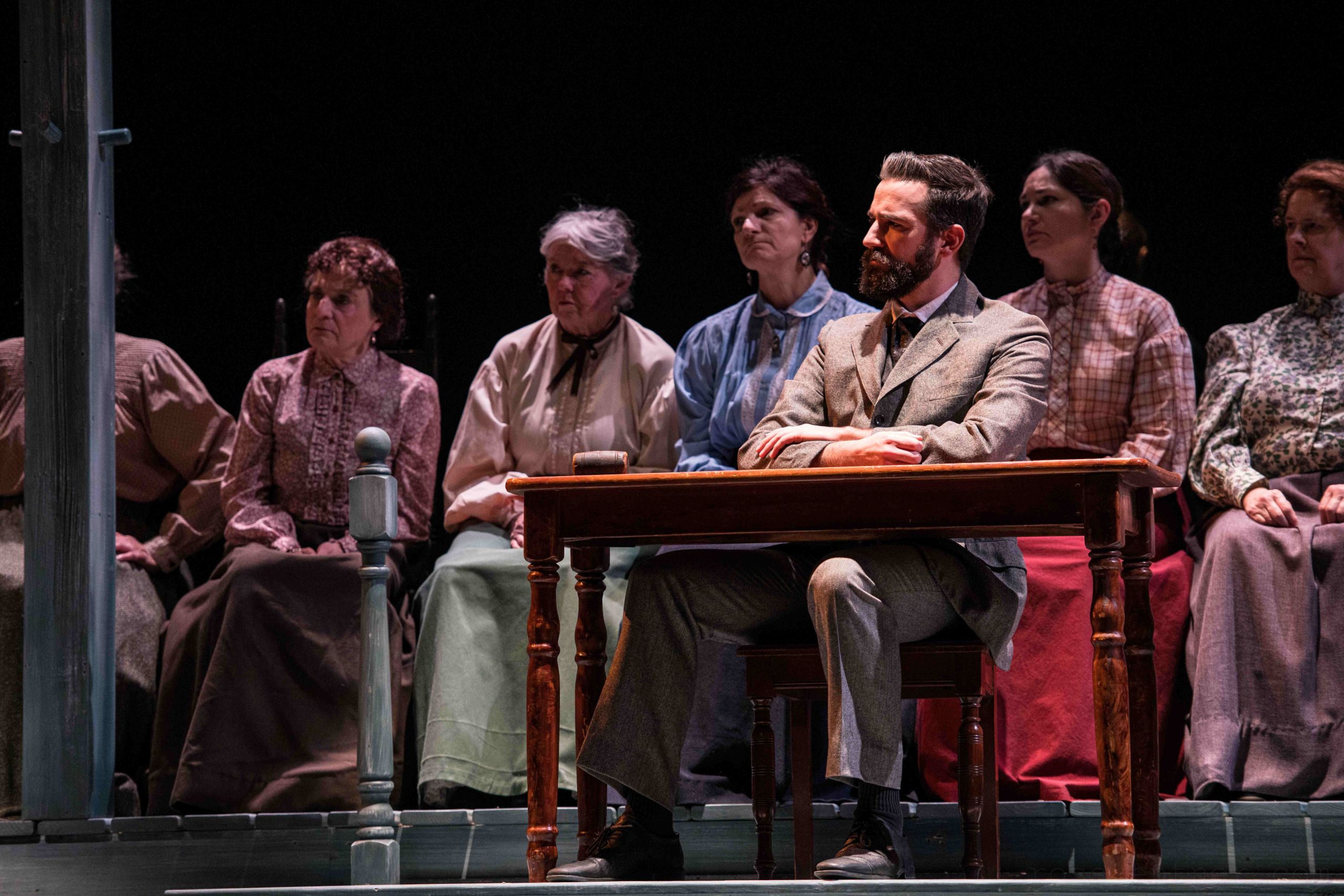 Ryan White (Judge) and the Madison Opera Chorus in Everlasting Faint